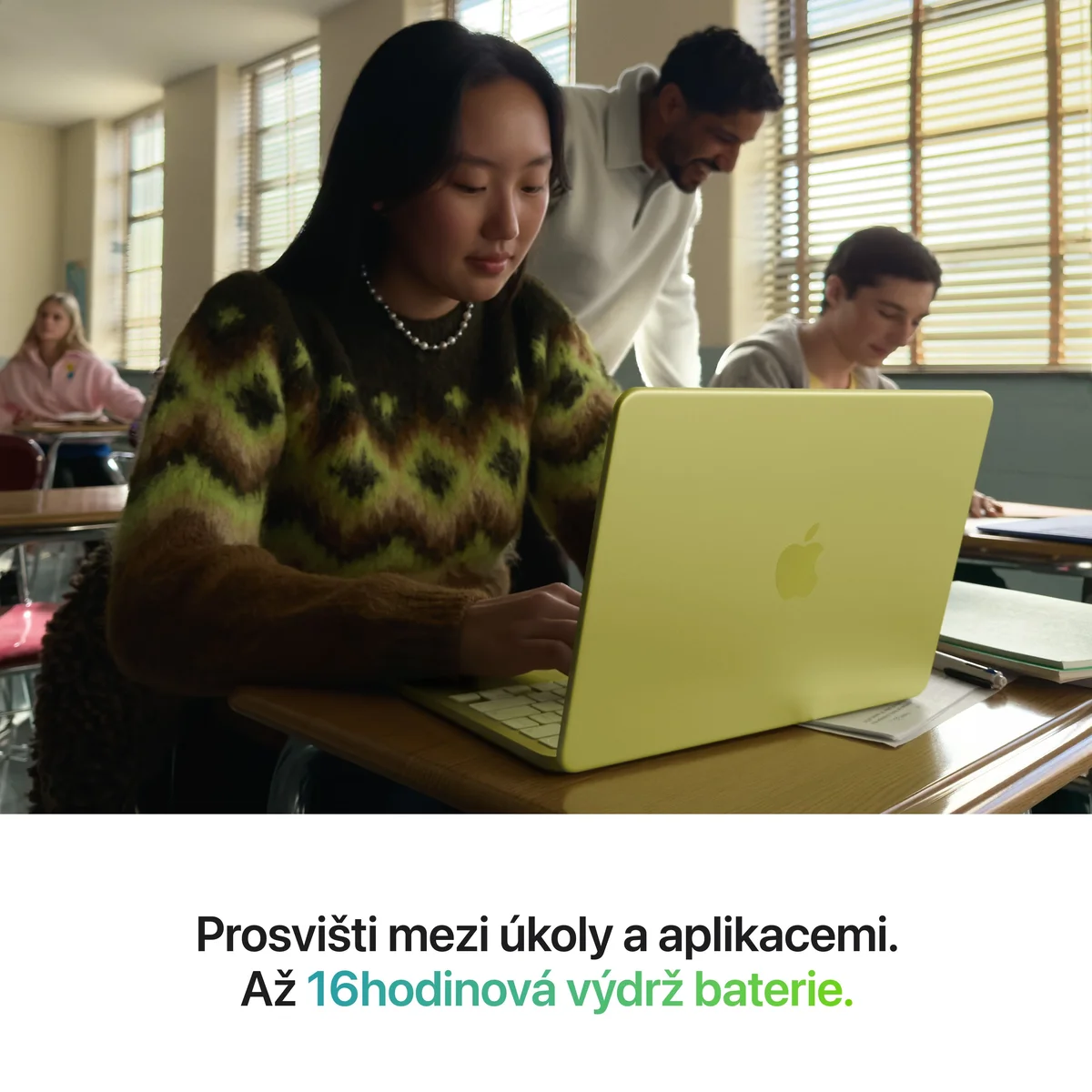 MacBook Neo 13", Apple A18 Pro čip, 6jádrové CPU, 5jádrové GPU, 8 GB, 512GB SSD, Touch ID – stříbrný - foto 4